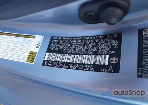 2009 Scion Tc z USA, uszkodzony, nr VIN JTKDE167190279736